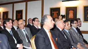 Maliye Bakanı Mehmet Şimşek ve TOBB Başkanı Rifat Hisarcıkoğlu, Rusya’daki Türk iş adamları ile buluştu